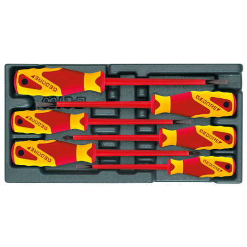 1733095 1500 ES-VDE 2170 PZ VDE-набор отверток в ложементе 1/3 GEDORE