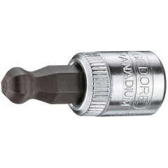 2219409 IN 20 K 4 Головка торцевая с отверточной вставкой 1/4" 4 мм GEDORE