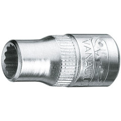 6228180 D 20 9/16AF Головка торцевая 1/4" двенадцатигранная 9/16" GEDORE