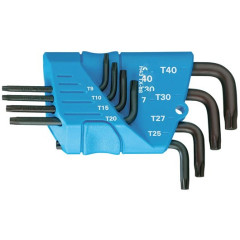 1531425 H 43 TX-88 Набор ключей торцовых двусторонних изогнутых TORX T9-T40 GEDORE