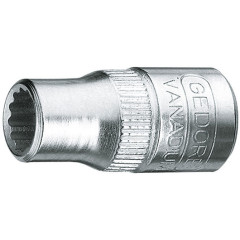 6226480 D 20 12 Головка торцевая 1/4" двенадцатигранная 12 мм GEDORE