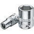 6166130 20 9 Головка торцевая 1/4" шестигранная 9 мм GEDORE
