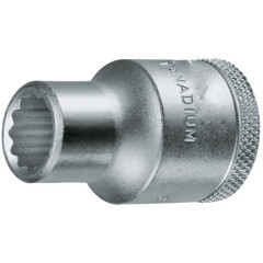 6138860 D 19 1/4W Головка торцевая 1/2" двенадцатигранная 1/4 W GEDORE