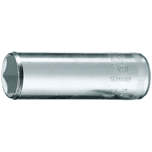 6193450 20 L 3/8AF Головка торцевая 1/4" удлиненная, шестигранная 3/8" GEDORE