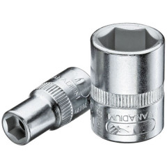 6165590 20 4,5 Головка торцевая 1/4" шестигранная 4,5 мм GEDORE