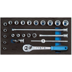 2308975 1500 CT1-30 Набор головок 3/8" в СТ ложементе GEDORE