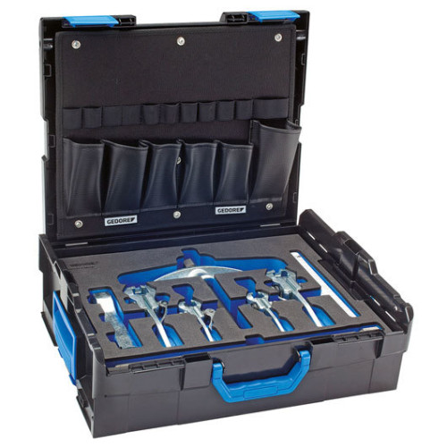 <p> 2927241 1100-1.04/12A Набор внутренних / внешних съемников в L-BOXX® 136 GEDORE</p>