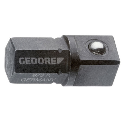 2000245 673 K Переходник для торцевых головок 1/4"-1/4" GEDORE