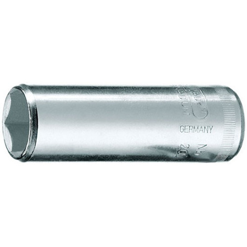 6193100 20 L 9/32AF Головка торцевая 1/4" удлиненная, шестигранная 9/32" GEDORE