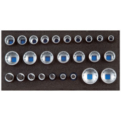 2308916 1500 CT1-D 19 Набор головок 1/2", UD профиль, в СТ ложементе GEDORE