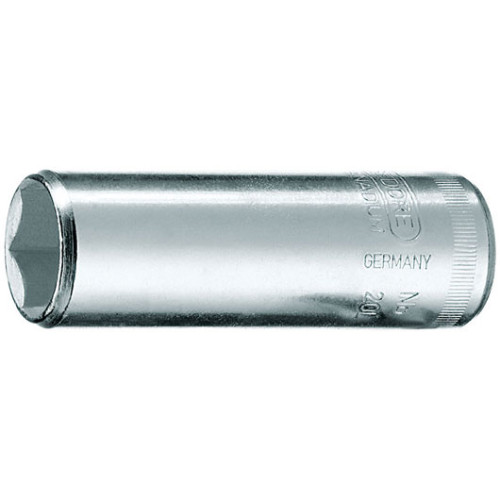 6193020 20 L 1/4AF Головка торцевая 1/4" удлиненная, шестигранная 1/4" GEDORE