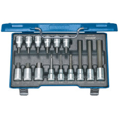 1550691 19 V20U-20 Набор торцевых головок с аксессуарами 1/4"+1/2" 81шт GEDORE