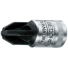6187560 IKS 20 PZD 4 Головка торцевая с отверточной вставкой 1/4" PZ 4 GEDORE