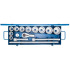 6181790 D 21 EAU-10 Набор торцевых головок 1" 1.1/2-3" 15шт GEDORE