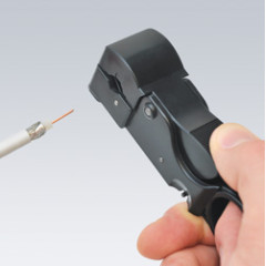 KN-166005SB Стриппер для снятия изоляции с коаксиальных кабелей 16 60 05 SB KN-166005SB KNIPEX