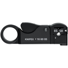 KN-166005SB Стриппер для снятия изоляции с коаксиальных кабелей 16 60 05 SB KN-166005SB KNIPEX