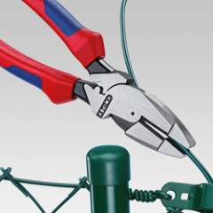 KN-0911240 Клещи с токоведущим кабелем "Lineman’s Pliers", 240 мм, 09 11 240 KN-0911240 KNIPEX