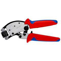 KN-975319 Пресс-клещи Twistor T для контактных гильз DIN 46228 1+4, обжим: квадрат, поворот 360, 0.14-10.0 мм, доступ с 2х сторон 975319 KNIPEX