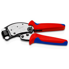 KN-975319 Пресс-клещи Twistor T для контактных гильз DIN 46228 1+4, обжим: квадрат, поворот 360, 0.14-10.0 мм, доступ с 2х сторон 975319 KNIPEX