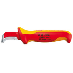 KN-9855 Нож с пяткой для снятия изоляции 98 55 KN-9855 KNIPEX