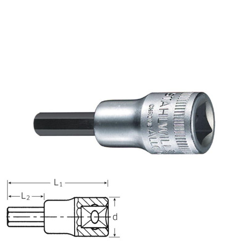 SW-02450016 02450016 насадка для отвертки INHEX 49 A 1/4, размер 1/4 STAHLWILLE