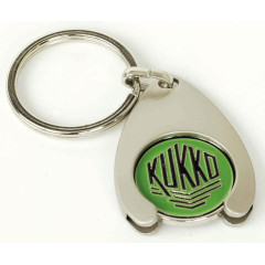 KUK-Z156 Брелок для ключей с жетоном для тележек KUKKO