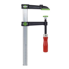KUK-490-0200-080 Струбцина VIRIDIS из ковкого чугуна, с деревянной рукояткой KUKKO