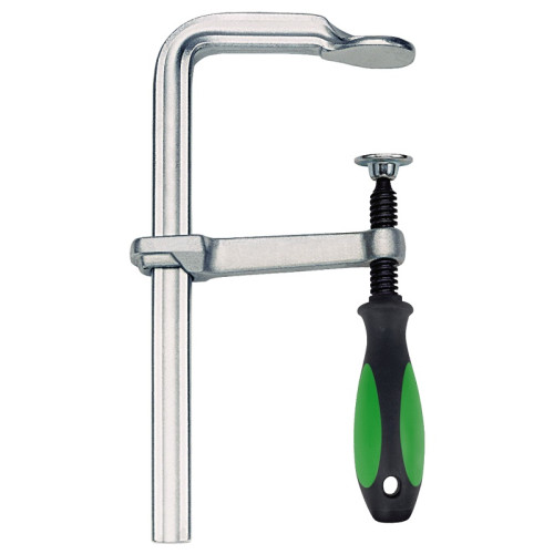 KUK-469+0160-080 Цельнометаллическая струбцина VIRIDIS, с удобной трёхкомпонентной рукояткой KUKKO