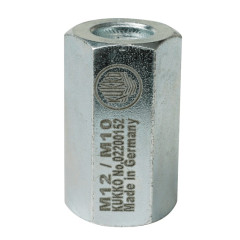 KUK-VM12-10 Соединительная гайка IG M12 / IG M10 KUKKO