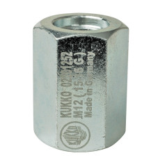 KUK-VM12-1516 Соединительная гайка IG M12 / IG 15x16G KUKKO