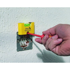 ST-18115 Уровень тип Pocket Electric (1гориз. точн. 1мм/м) с чехлом на пояс на блистере STABILA