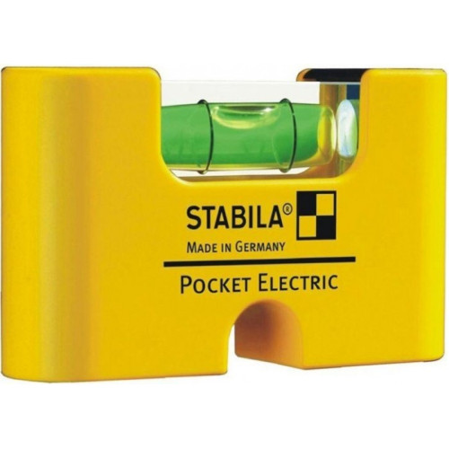 ST-18115 Уровень тип Pocket Electric (1гориз. точн. 1мм/м) с чехлом на пояс на блистере STABILA