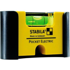 ST-18115 Уровень тип Pocket Electric (1гориз. точн. 1мм/м) с чехлом на пояс на блистере STABILA