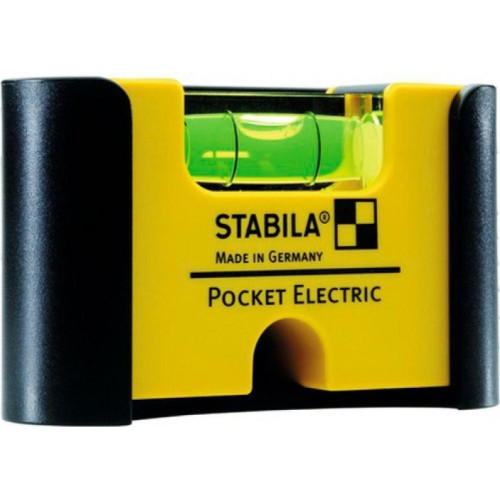 ST-18115 Уровень тип Pocket Electric (1гориз. точн. 1мм/м) с чехлом на пояс на блистере STABILA
