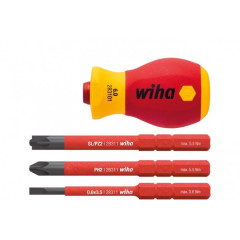 WH-43817 Набор VDE инструментов SL SL/PZ SoftFinish slimVario electric 2831-03 43449, 4 предмета Wiha