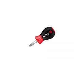 WH-26972 Отвертка SoftFinish Pozidriv 313 26972 PZ2 x 2,5 укороченная Wiha