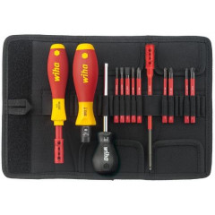 WH-40674 Профессиональный стартовый набор инструментов slimTorque VDE 2872 T13 40674, 13 предметов Wiha