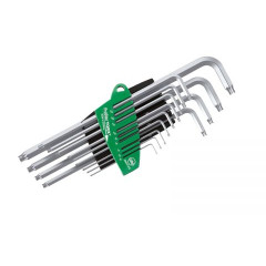 WH-39104 Набор штифтовых ключей TORX ProStar 366 SZ13 TS 39104 титановое серебро, 13 пр. Wiha