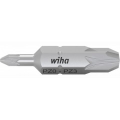 WH-43862 Бита Standard двусторонняя крестовая Pozidriv PZ0 х PZ3 х 30 мм 7412Z 43862 10 шт. Wiha