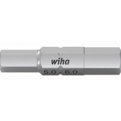 WH-43865 Бита двусторонняя шестигранная Standard HEX 5.0 х 6.0 х 30 мм 7413Z 43865 10 шт. Wiha