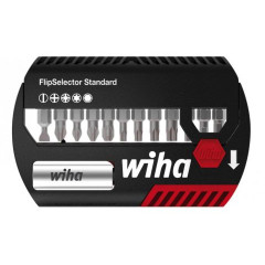 WH-39083 Набор с битами SL PH PZ TX HEX FlipSelector Standard SB 7947-999 39083, 13 предметов в блистере Wiha