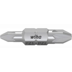 WH-43863 Бита Standard двусторонняя крестовая Pozidriv PZ1 х PZ2 х 30 мм 7412Z 43863 10 шт. Wiha