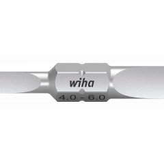 WH-43858 Бита двусторонняя шлицевая Standard 7410Z 43858 4,0 x 6,0 х 30 мм 10 шт. Wiha