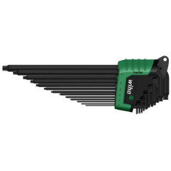 WH-39105 Набор штифтовых ключей TORX ProStar SB 366 SZ13TS 39105 титановое серебро, 13 пр. в блистере Wiha