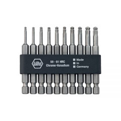 WH-32804 Набор бит со сферической головкой TORX Professional 7045BE 9570 32804 T10-T30, 70 мм 10 шт. Wiha