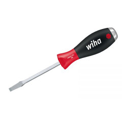 WH-03224 Отвертка SoftFinish Slotted 530 03224 4,5 x 90 шлицевая ударная с шестигранным жалом Wiha