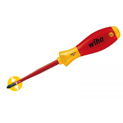 WH-35393 Отвертка SoftFinish electric slimFix Phillips 3211 35393 PH1 x 80 крестовая Wiha