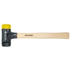 WH-26437 Молоток среднемягкий/среднетвердый Safety 832-35 26437 с черно-желтой головкой 400 мм Wiha