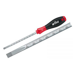 WH-35397 Отвертка SoftFinish Slotted 3021 35397 5,5 x 125 шлицевая со шкалой Wiha