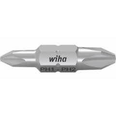 WH-43861 Бита двусторонняя крестовая Standard Phillips PH1 х PH2 х 30 мм 7411Z 43861 Wiha